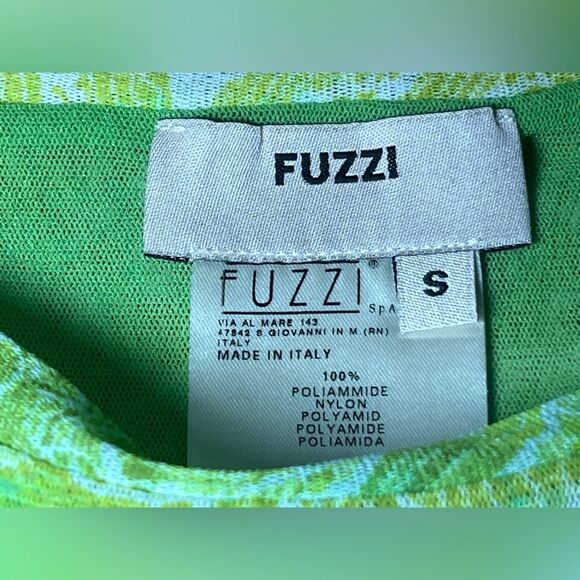 JEAN PAUL GAULTIER FUZZI GREEN TOP SIZE S MADE IN ITALY - Picture 5 of 7